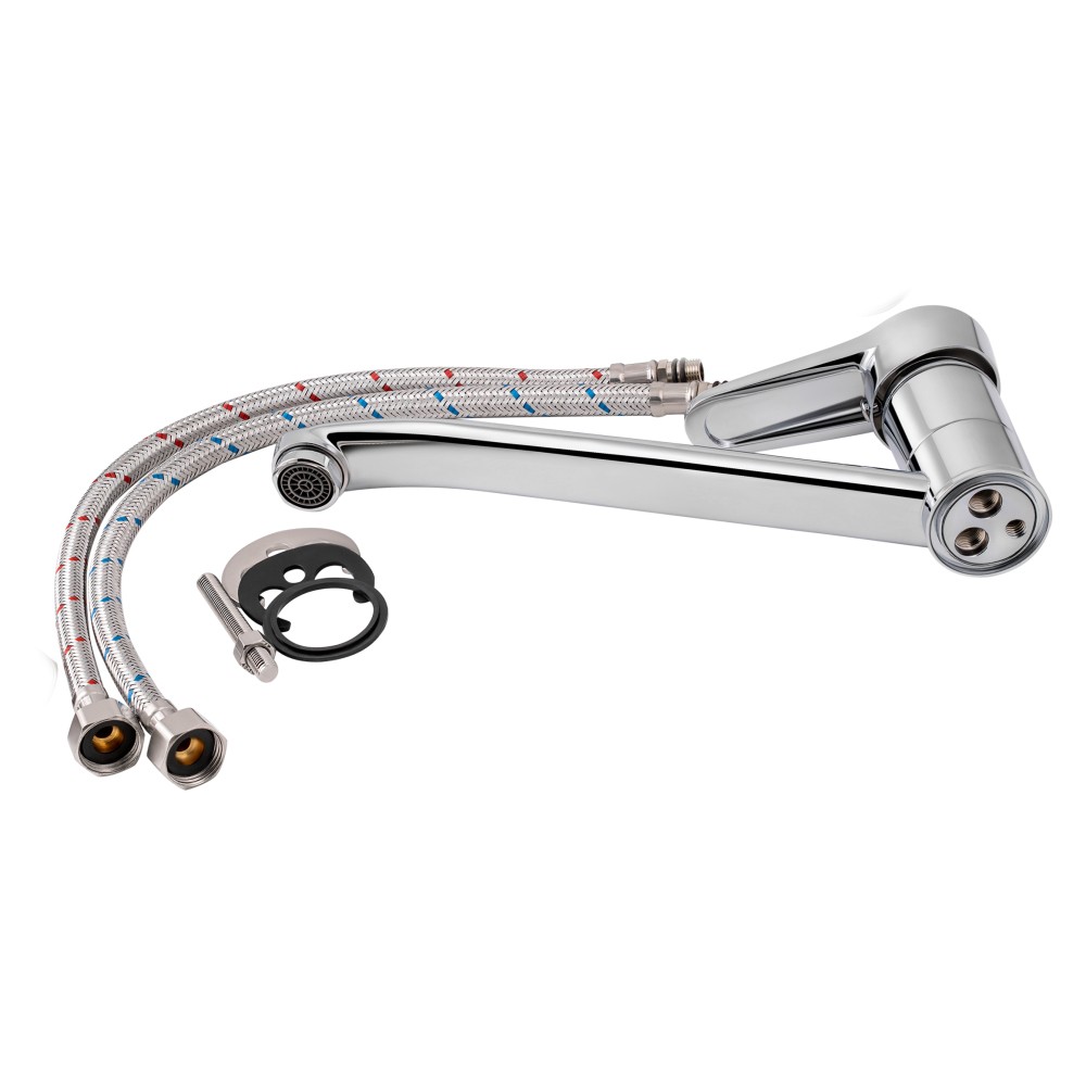 Смеситель для кухни Lidz Nicole 002 (k35) Chrome (LDNIC002CRM21878)