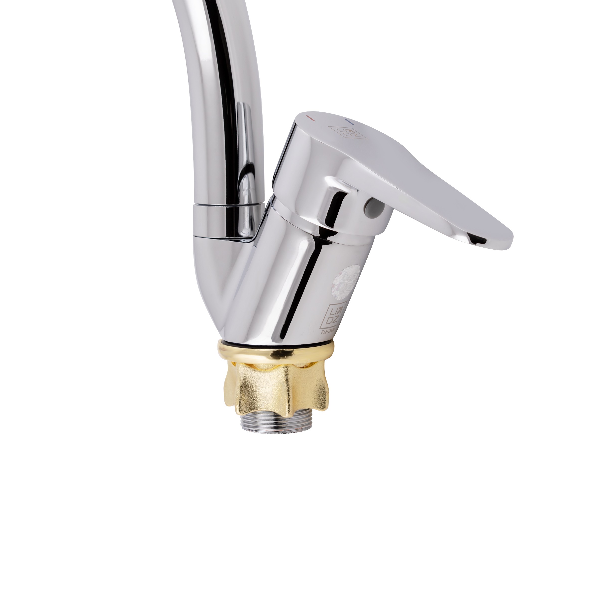 Смеситель для кухни Lidz Nicole 008F (k35) Chrome (LDNIC008FCRM21877)