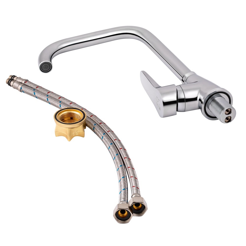 Смеситель для кухни Lidz Nicole 014F1 (k35) Chrome (LDNIC014F1CRM22010)