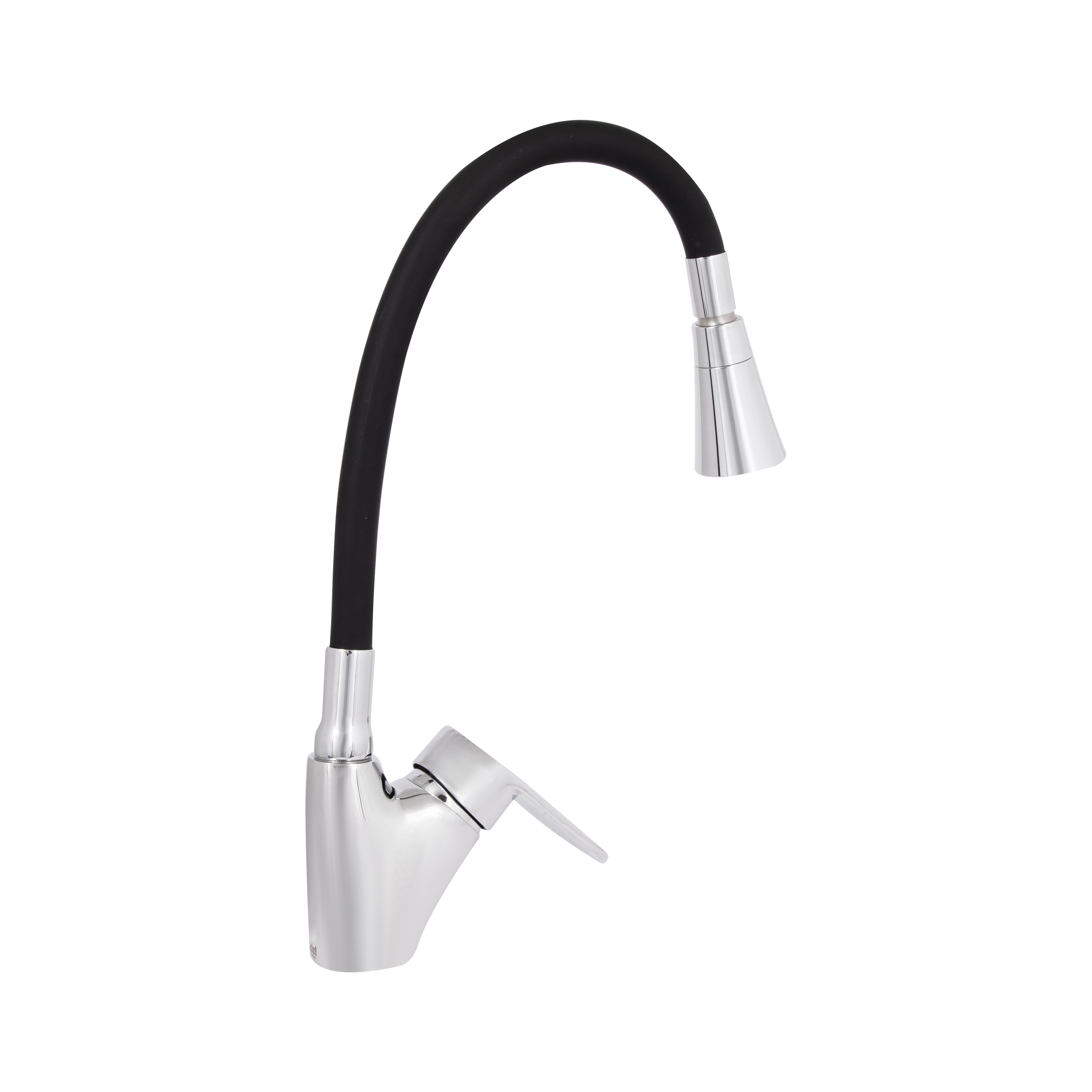 Змішувач для кухні Lidz Tani 007F3 з гнучким виливом (k40) Chrome/Black (LDTAN007F3BCR37649)