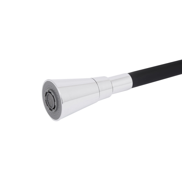 Змішувач для кухні Lidz Tani 007F3 з гнучким виливом (k40) Chrome/Black (LDTAN007F3BCR37649)
