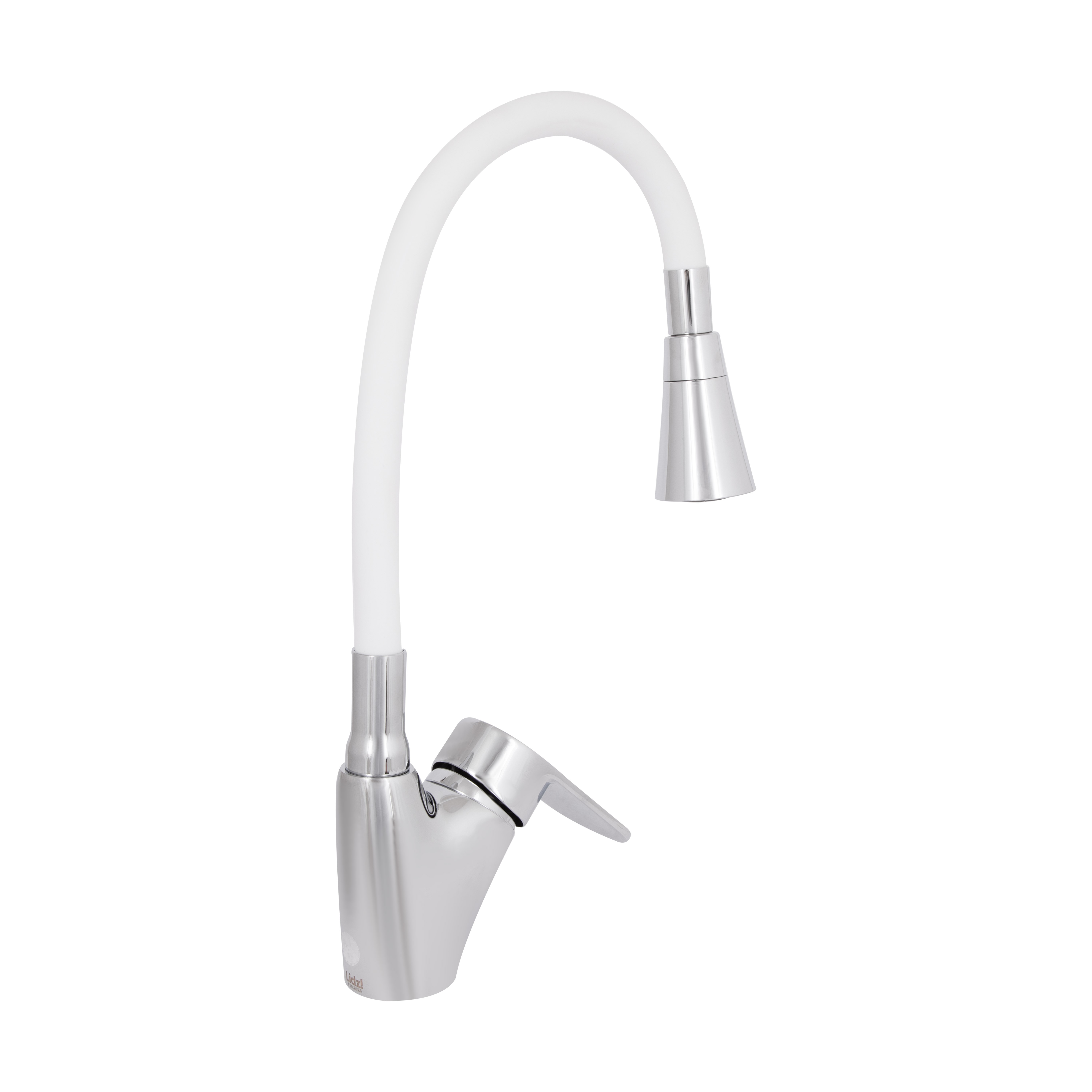 Змішувач для кухні Lidz Tani 007F3 з гнучким виливом (k40) Chrome/White (LDTAN007F3WCR40423)