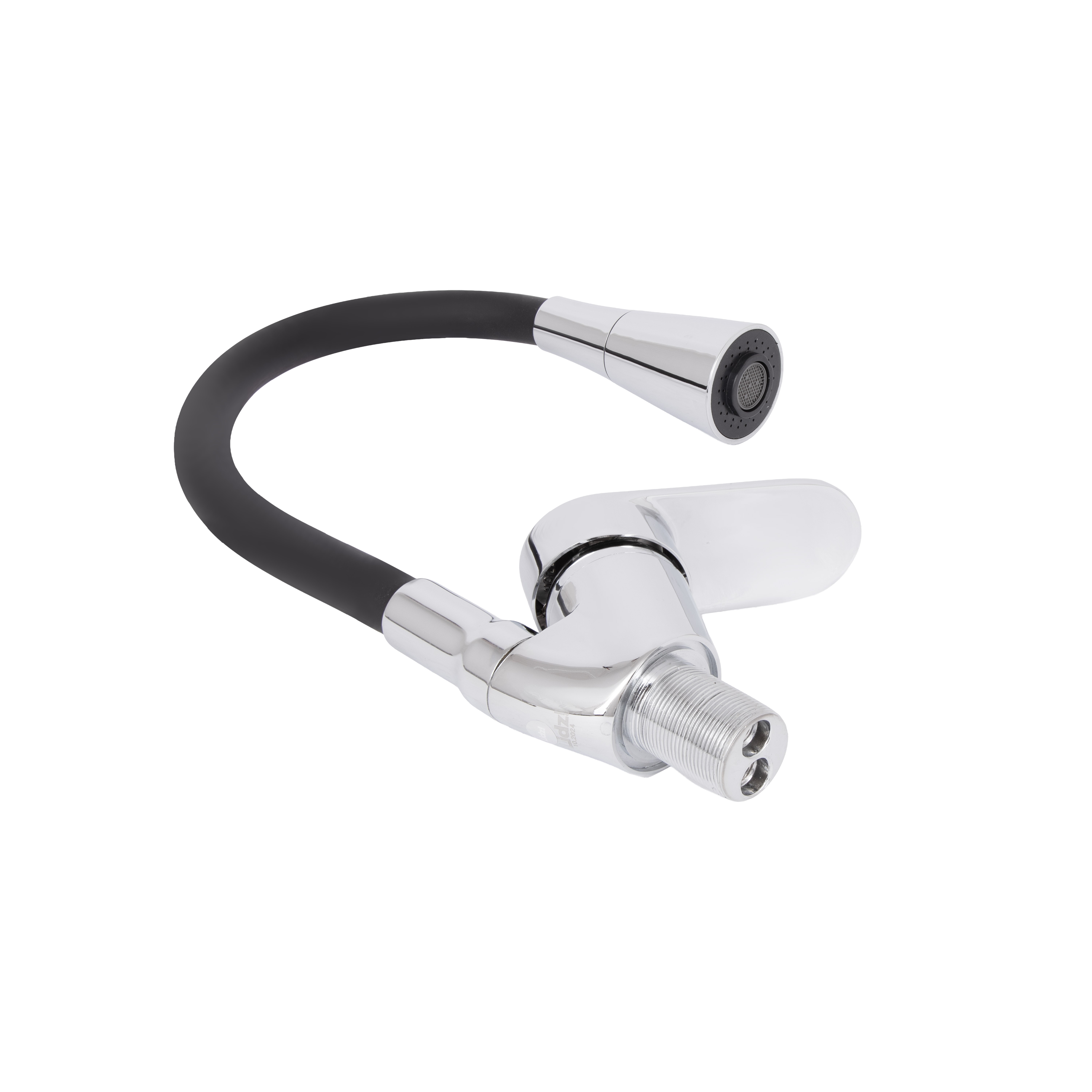 Змішувач для кухні Lidz Tani 008F3 з гнучким виливом (k40) Chrome/Black (LDTAN008F3BCR39484)