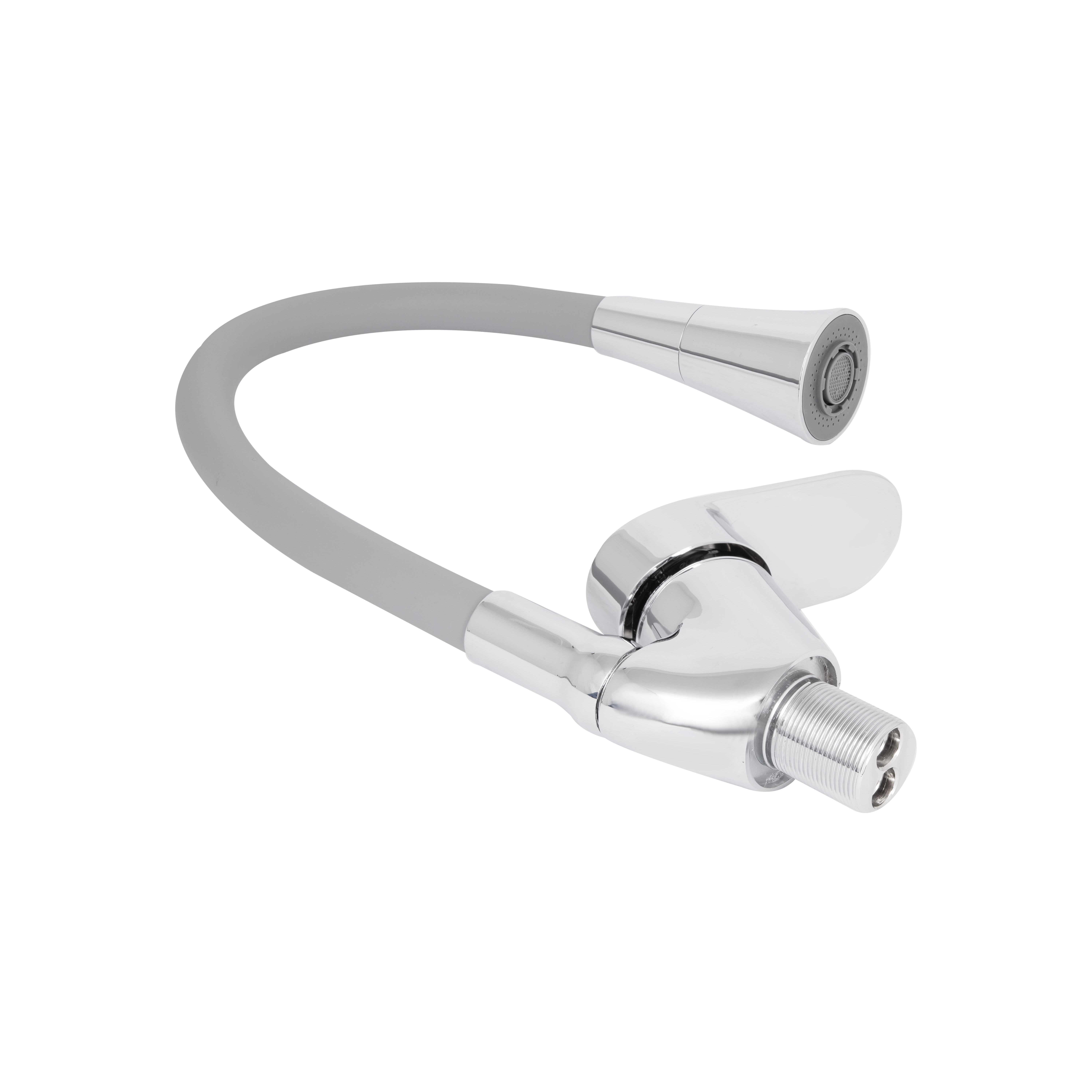 Змішувач для кухні Lidz Tani 008F3 з гнучким виливом (k40) Chrome/Grey (LDTAN008F3GCR39507)