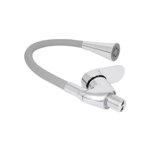 Змішувач для кухні Lidz Tani 008F3 з гнучким виливом (k40) Chrome/Grey (LDTAN008F3GCR39507)