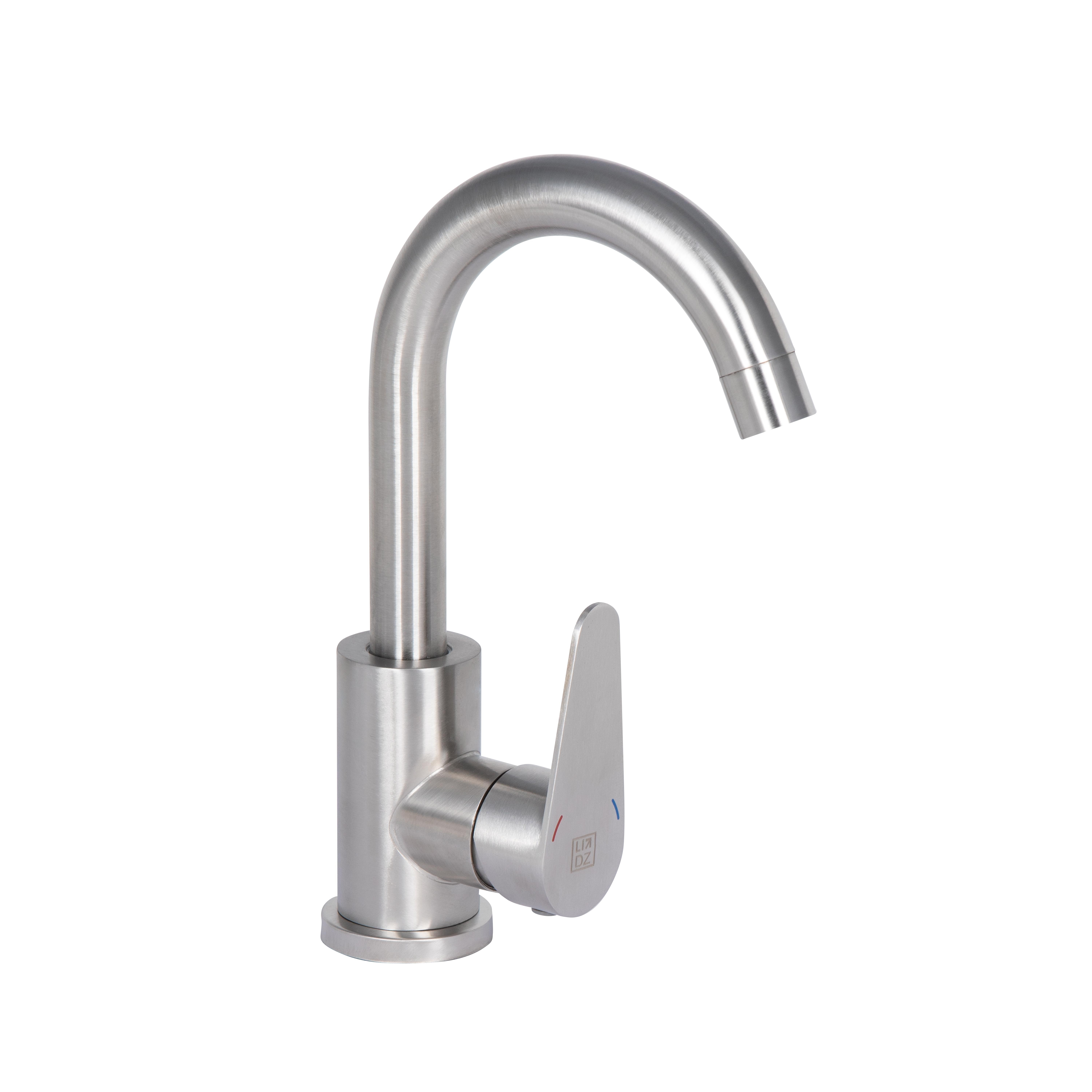 Змішувач для кухні Lidz Vida 015F2 (k35) Nickel (LDVID015F2NKS43353)