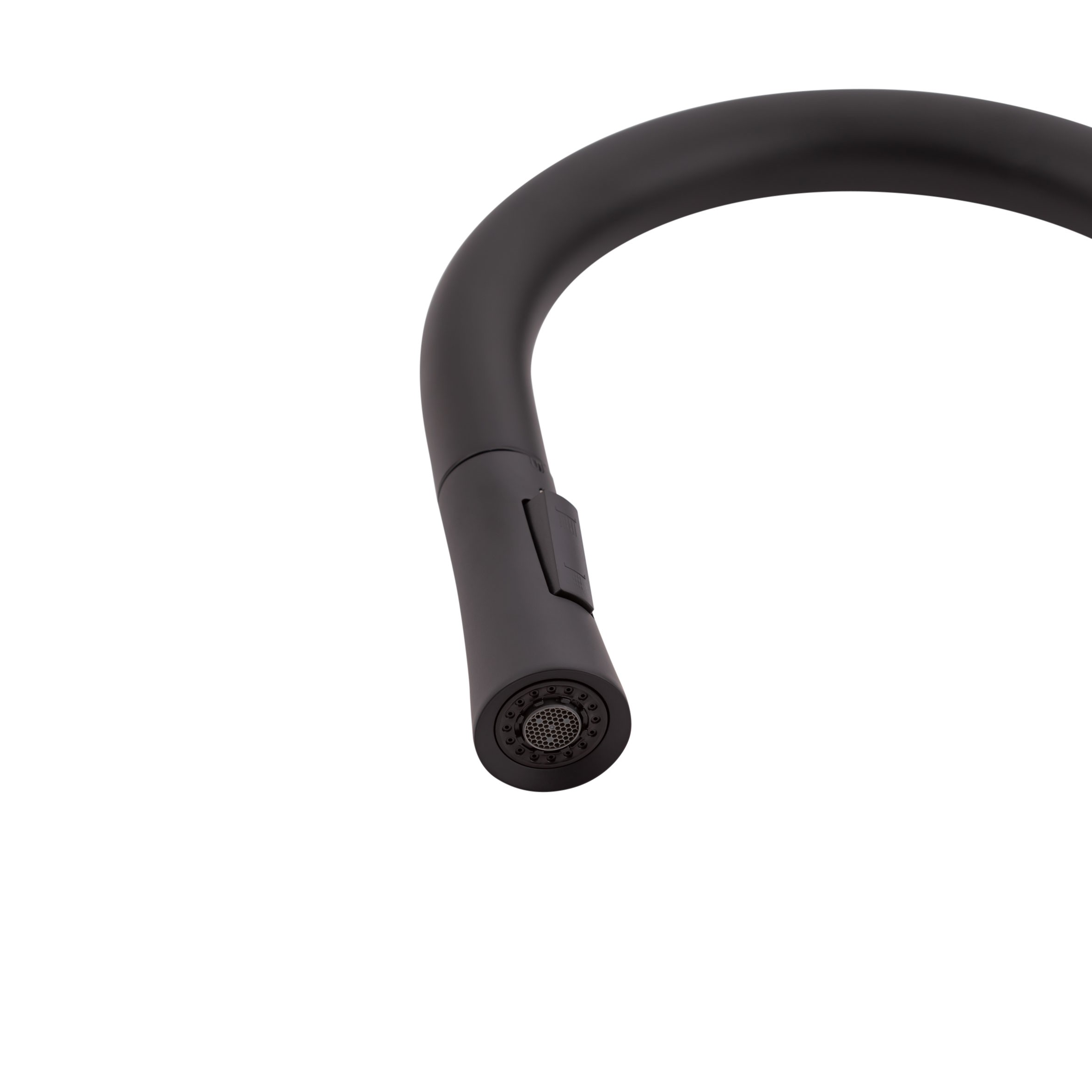 Змішувач для кухні Qtap Evicka з висувним виливом Black Matt (QTEVI9135103UB)