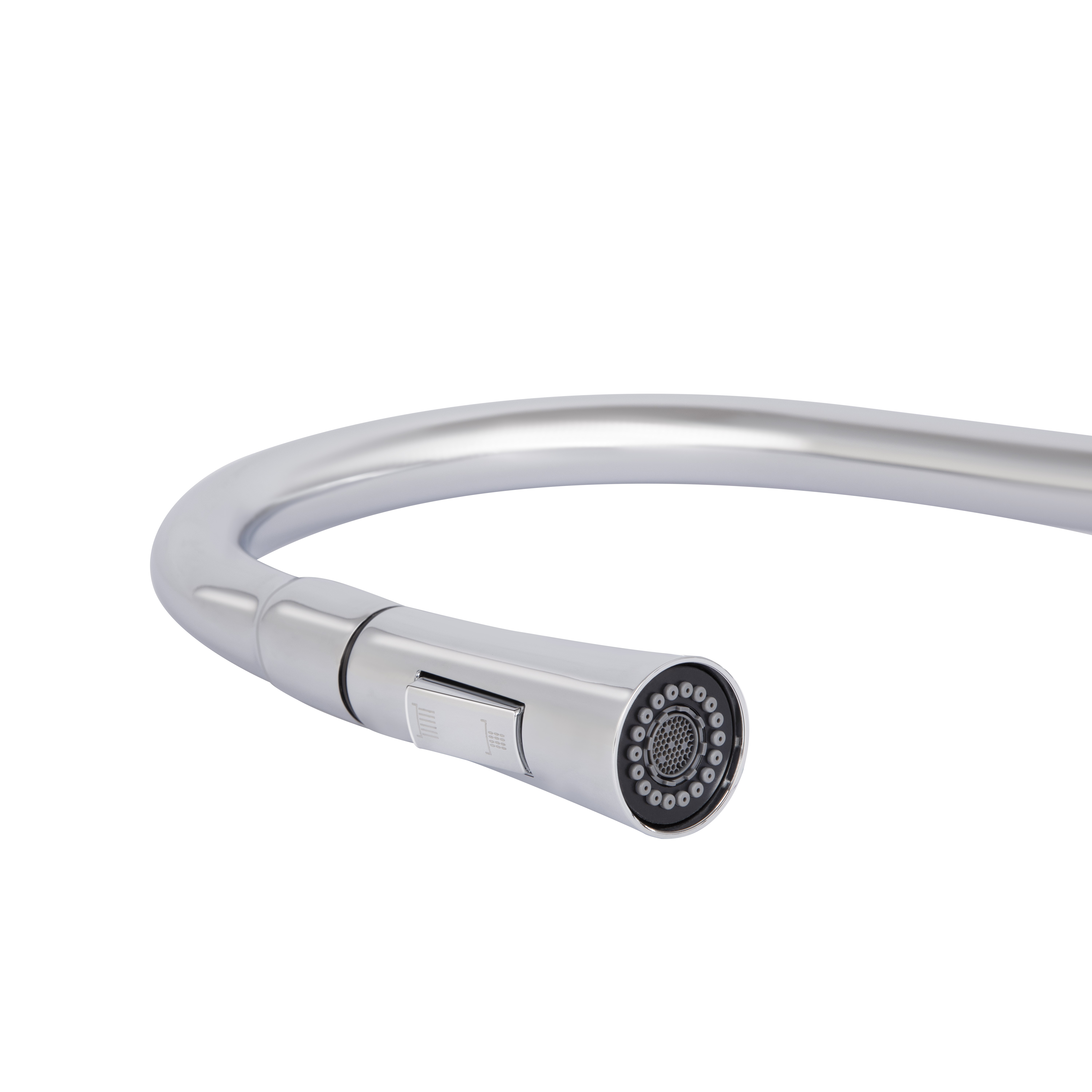 Змішувач для кухні Qtap Vlasta New з висувним виливом Chrome (QTVLA344CRM45646)