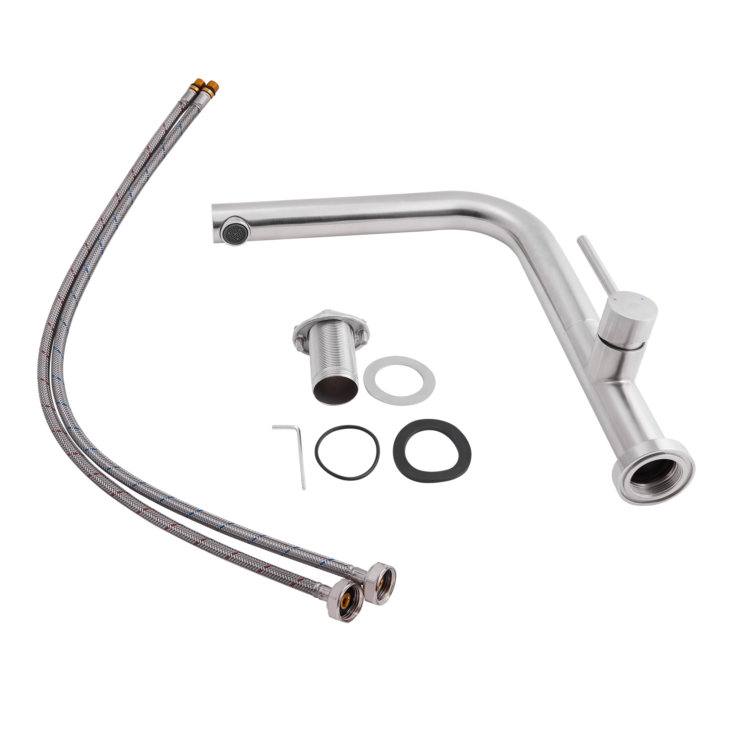 Змішувач для кухні Qtap Zdenek Brushed Nickel PVD (QTZDN9032103FC)