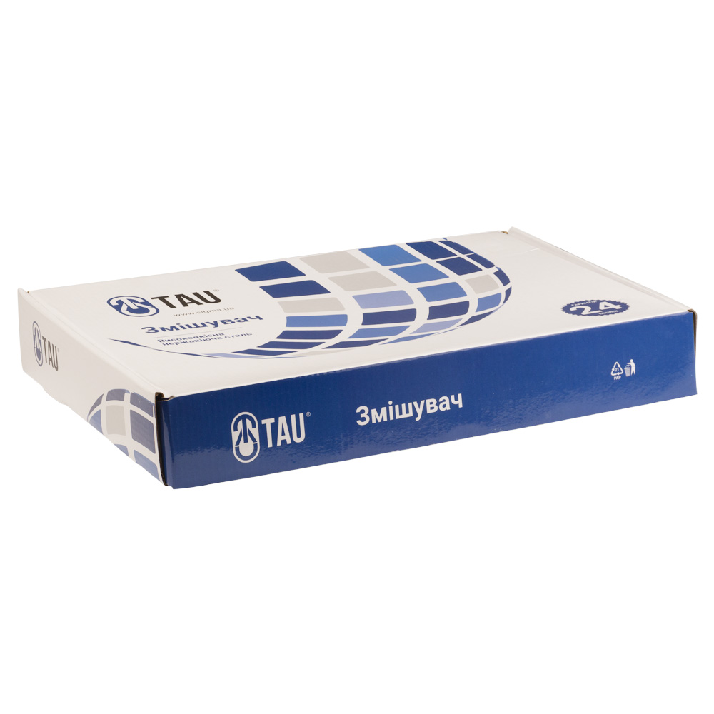 Змішувач для кухні TAU SS s20 Ø35 вилив вухо на гайці