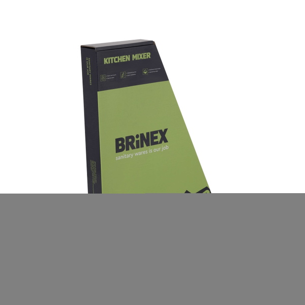 Змішувач для кухні U-образний Brinex Pure 015F U-образний Chrome (BRIPUR015FCRM)