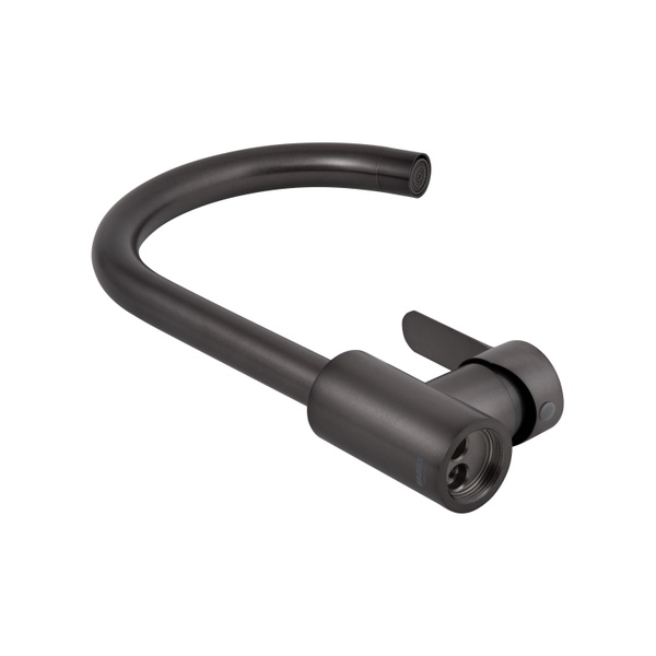 Змішувач для кухні U-образний Brinex Pure 015F U-образний Graphite (BRIPUR015FGRP)