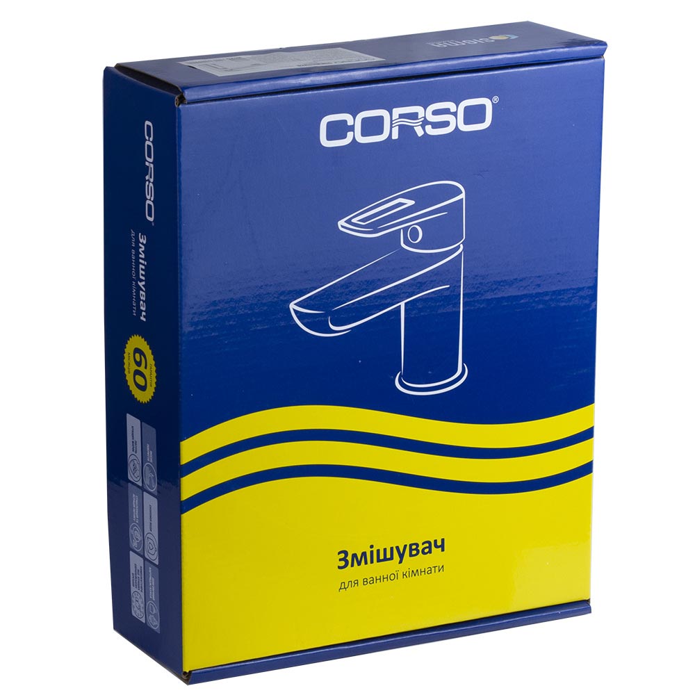 Змішувач для раковини Corso Bolsena Ø25 литий на шпильці