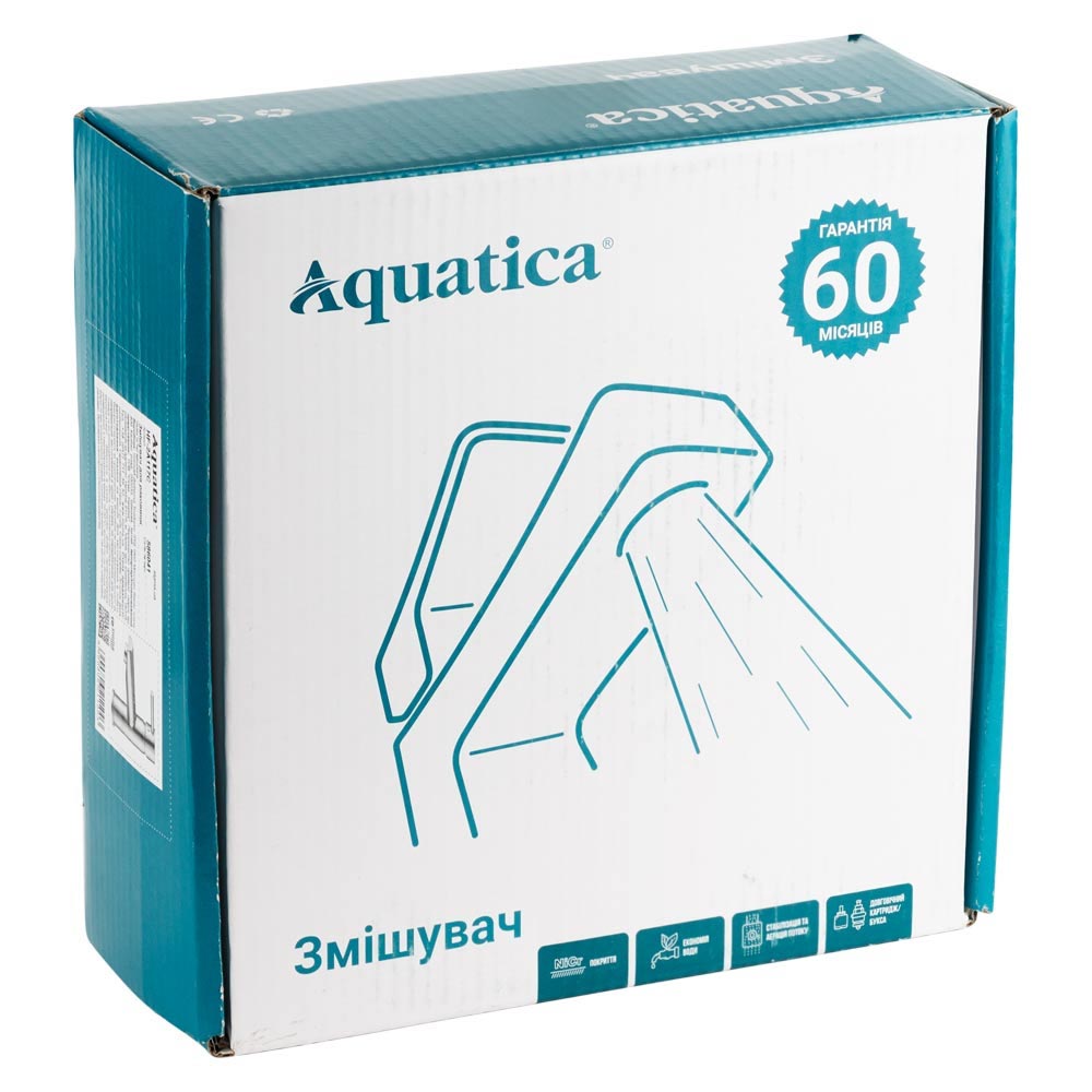 Смеситель для раковины Aquatica HF литой на шпильке Ø35 мм