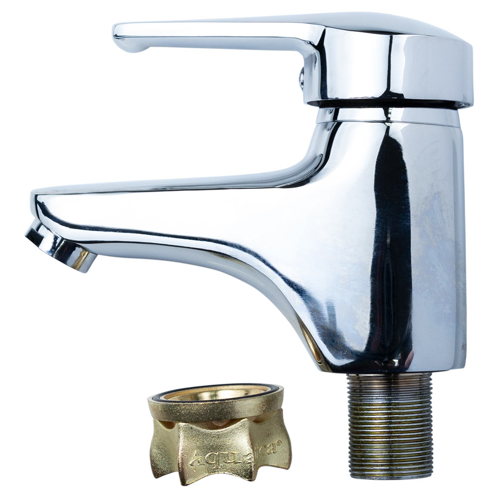 Змішувач для раковини Aquatica HM литий на гайці Ø40 мм