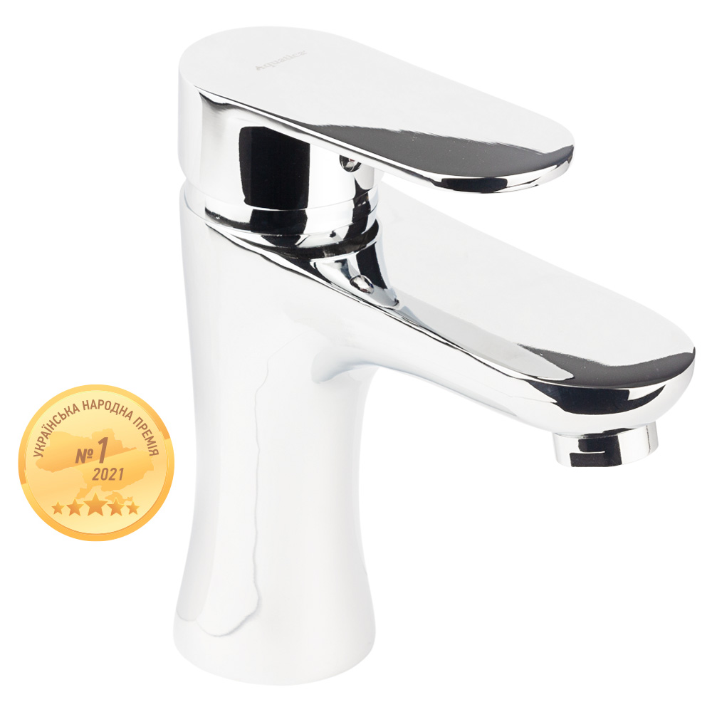 Змішувач для раковини Aquatica s33 литий на шпильці Ø40 мм