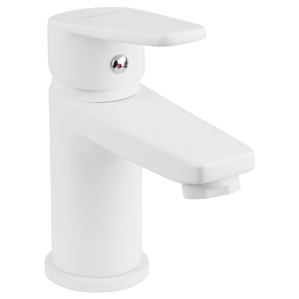 Змішувач для раковини Aquatica s37 (W) литий на шпильці Ø35 мм