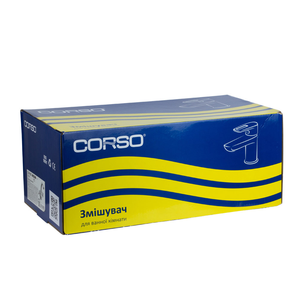 Смеситель для раковины Corso Arno 1/2" литой на шпильке