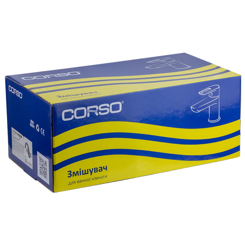 Смеситель для раковины Corso Brenta 1/2" литой на шпильке