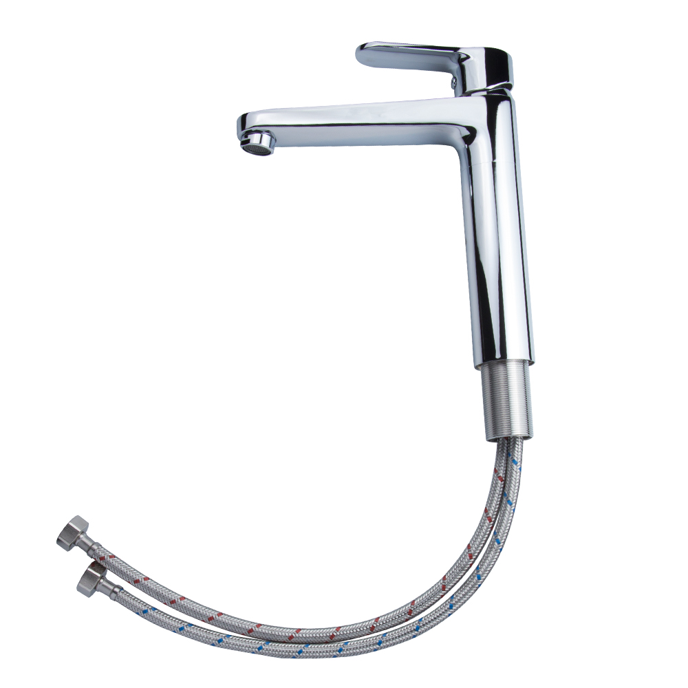 Змішувач для раковини Corso Marmore високий литий на гайці Ø35 мм