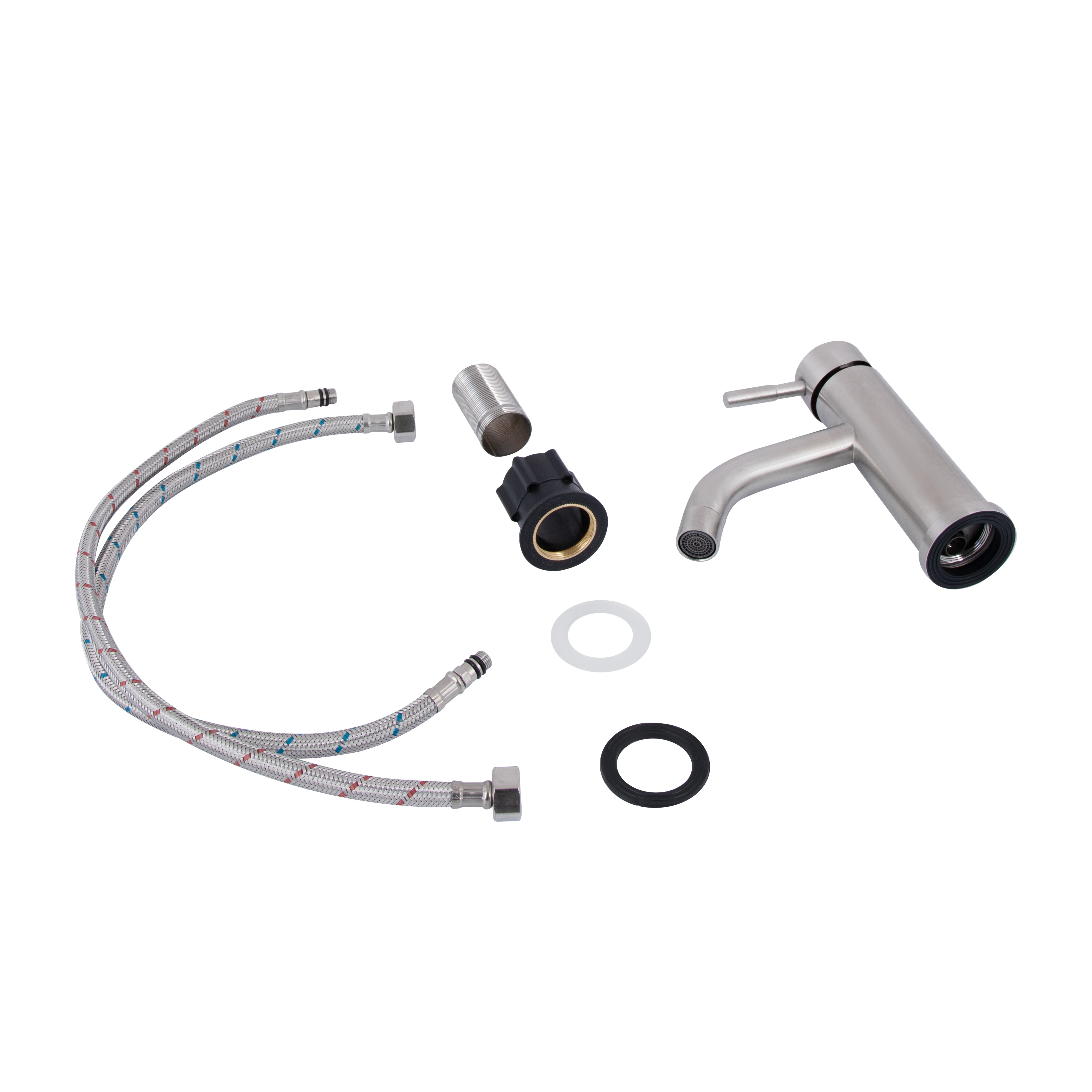 Змішувач для раковини Lidz Aria 0011F (k35) Nickel (LDARI0011FNKS46091)