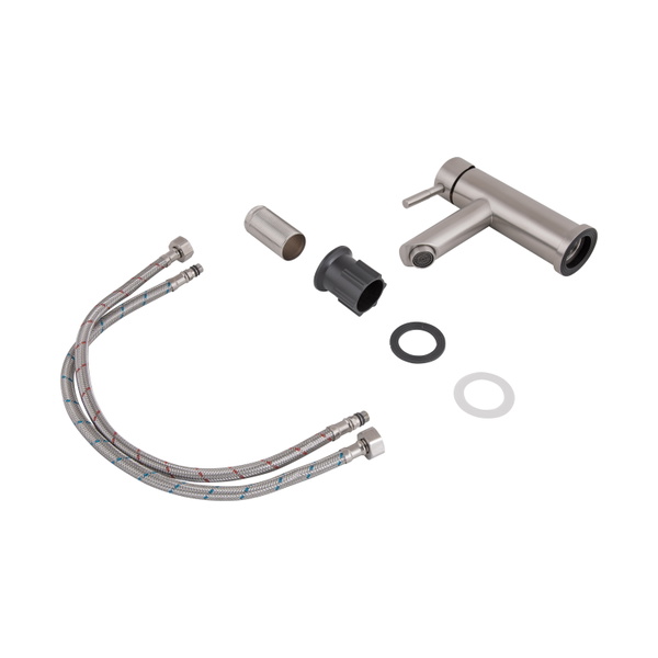 Змішувач для раковини Lidz Aria 001F (k35) Nickel (LDARI001FNKS34937)