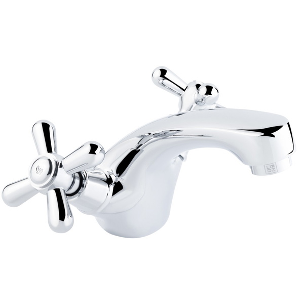 Змішувач для раковини Lidz Dominox 161 двохвентильний Chrome (LDDOM161CRM35532)