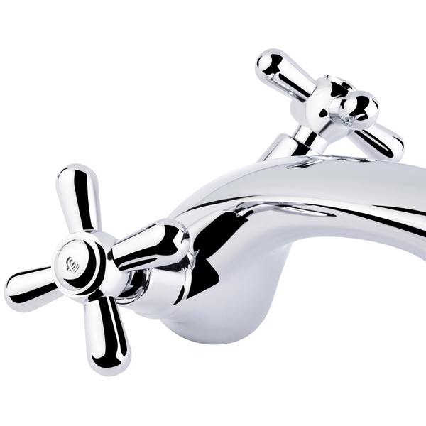 Змішувач для раковини Lidz Dominox 161 двохвентильний Chrome (LDDOM161CRM35532)
