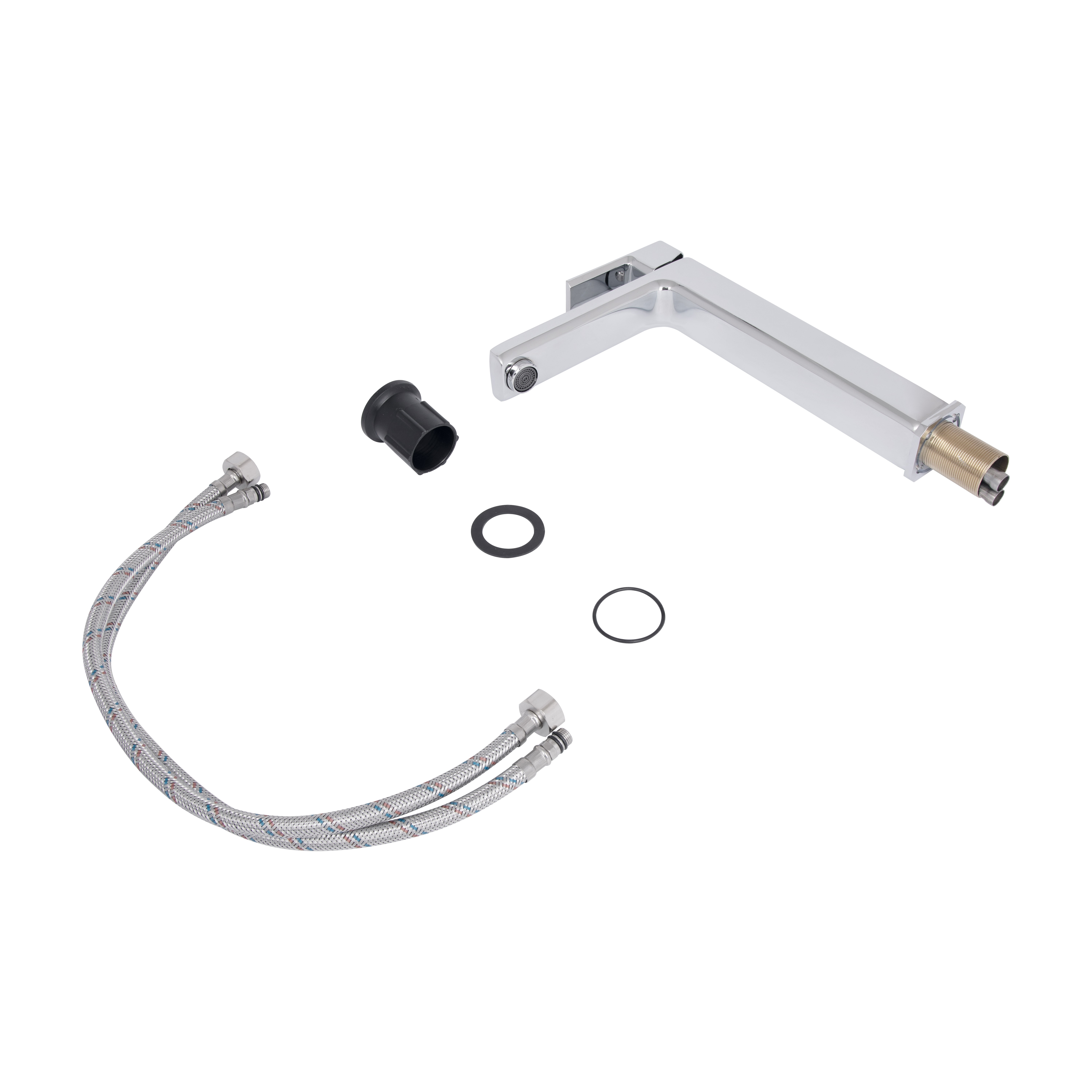 Смеситель для раковины Lidz Dozorca Chrome 001FH высокий (k35) (LDDOZ001FHCRM48990)