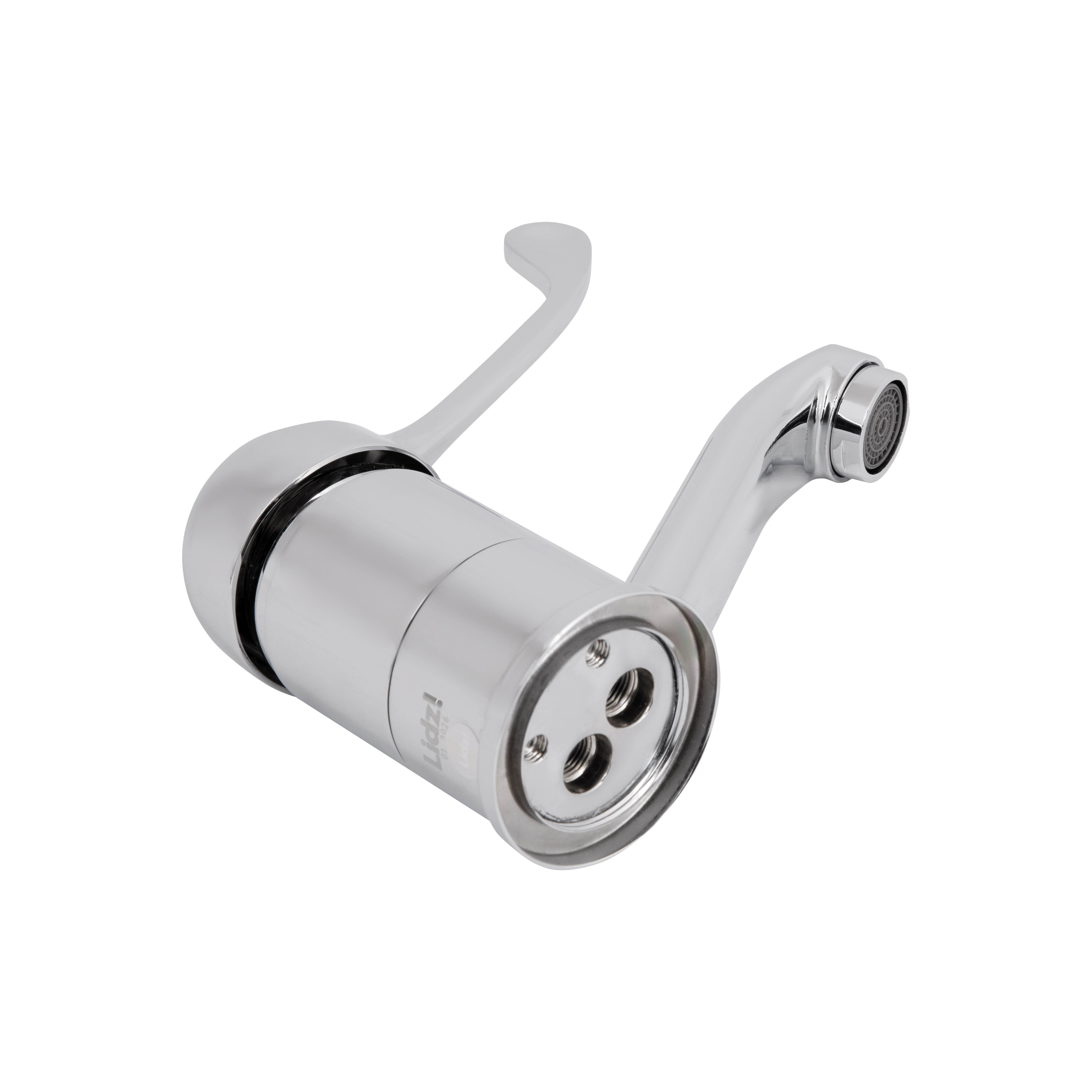 Змішувач для раковини локтьовий Lidz Watt 002M з поворотним виливом (k40) Chrome (LDWAT002MCRM34861)