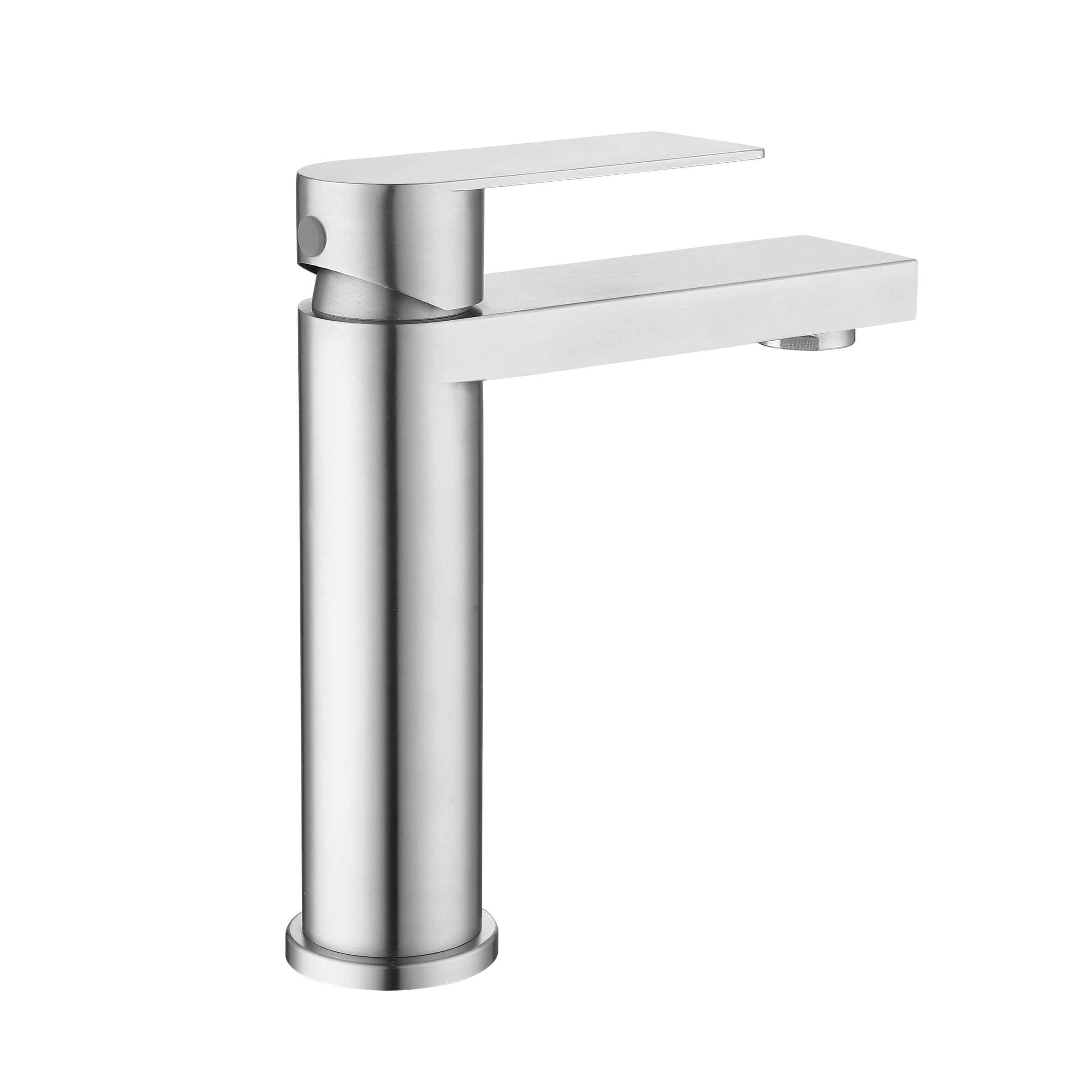 Смеситель для раковины низкий Lidz Nexus 001F Nickel (k35) (LDNEX001FNKS49184)