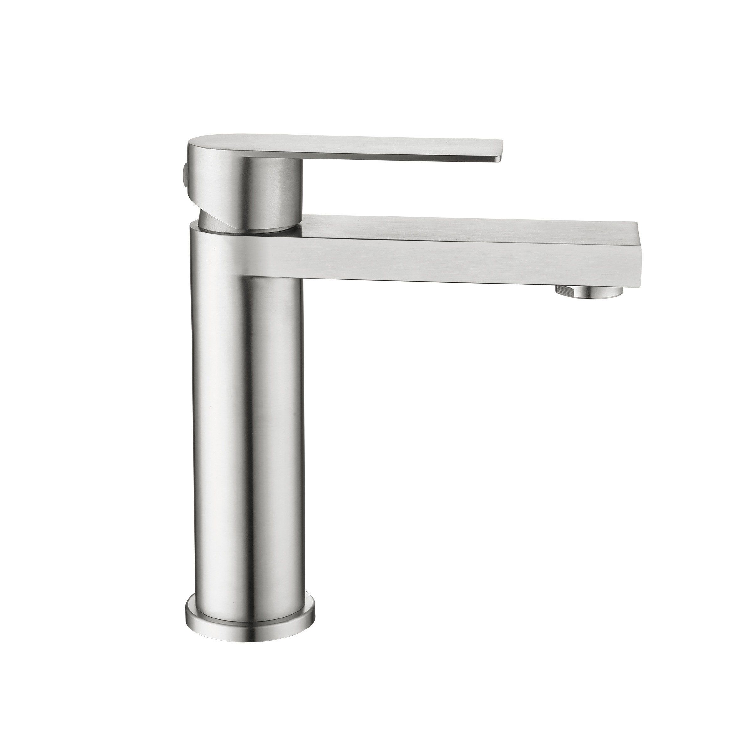 Смеситель для раковины низкий Lidz Nexus 001F Nickel (k35) (LDNEX001FNKS49184)