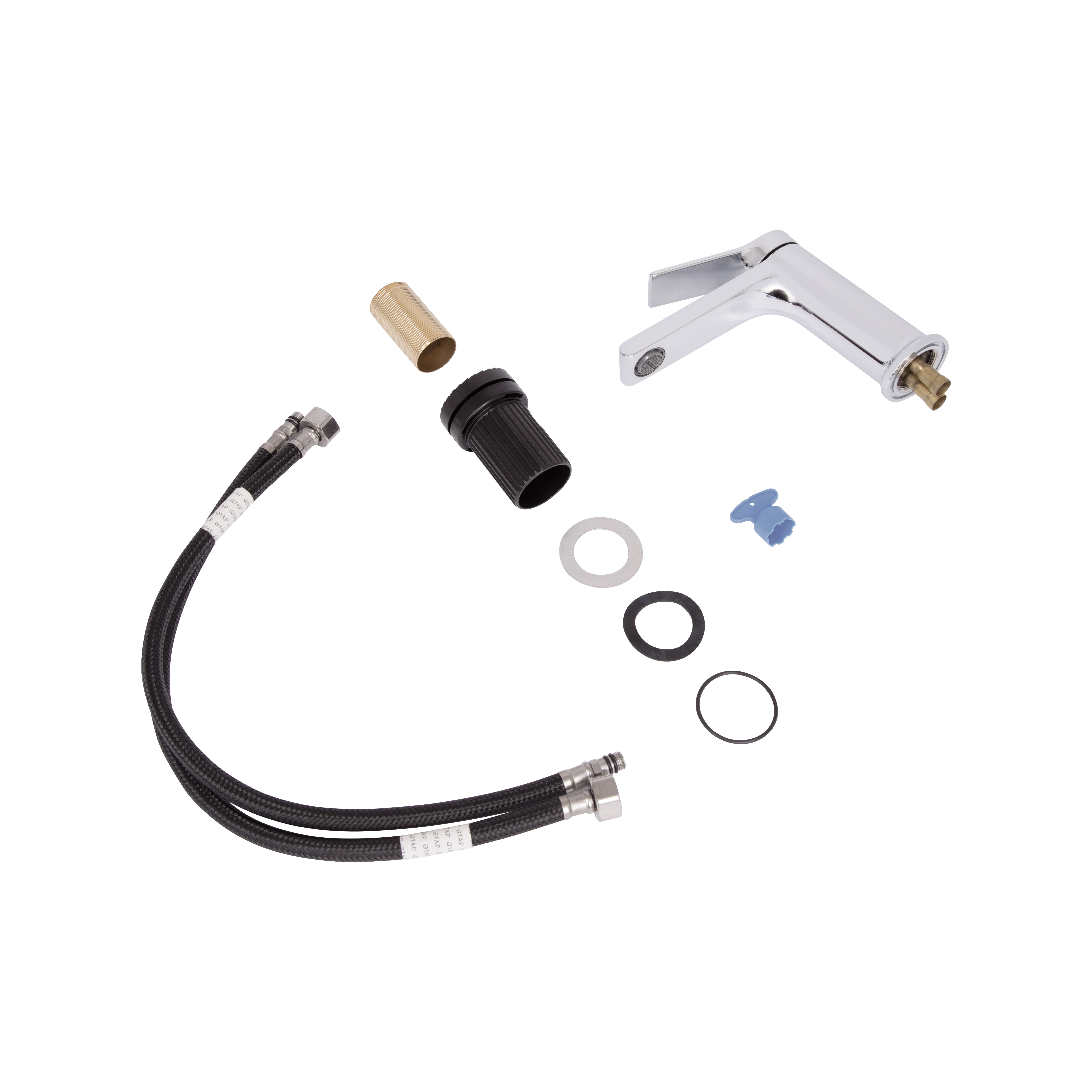 Смеситель для раковины низкий Qtap Arvin Chrome (QTARV270CRM48638)