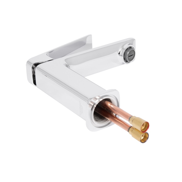 Змішувач для раковини низький Qtap Capricorn, Chrome (k26) (QTCAP1060102C48219)
