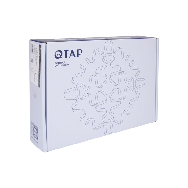 Змішувач для раковини низький Qtap Capricorn, Chrome (k26) (QTCAP1060102C48219)