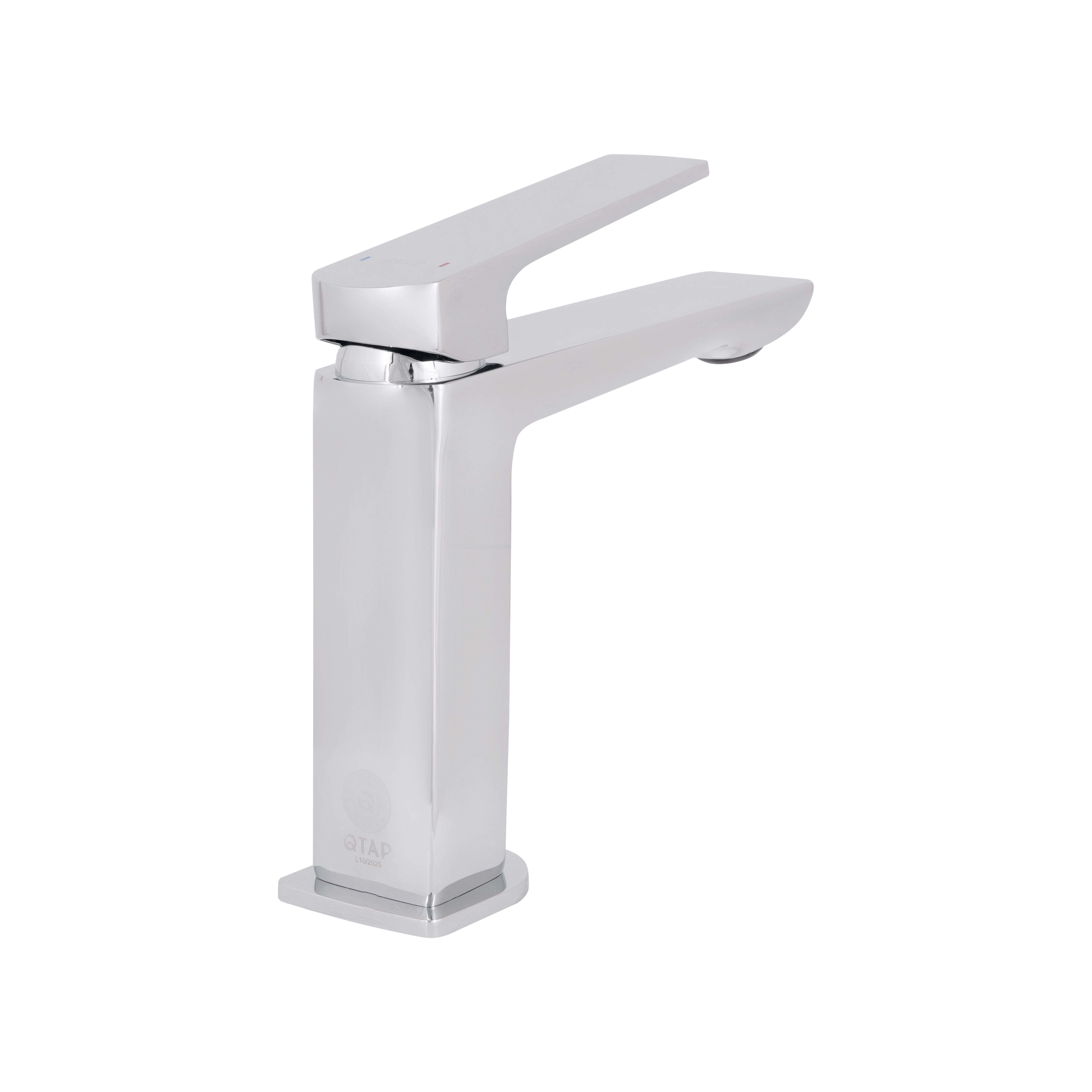 Смеситель для раковины низкий Qtap Crow Chrome (QTCRO270CRM48644)