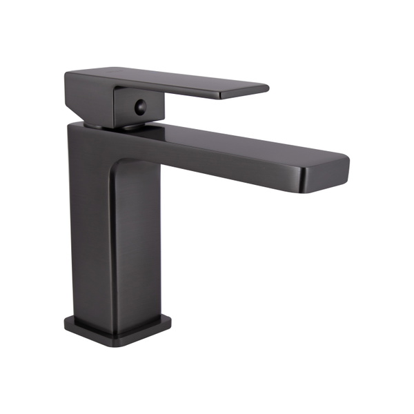 Змішувач для раковини Qtap Gemini Gunmetal Black PVD (QTGEM270GMB45676)