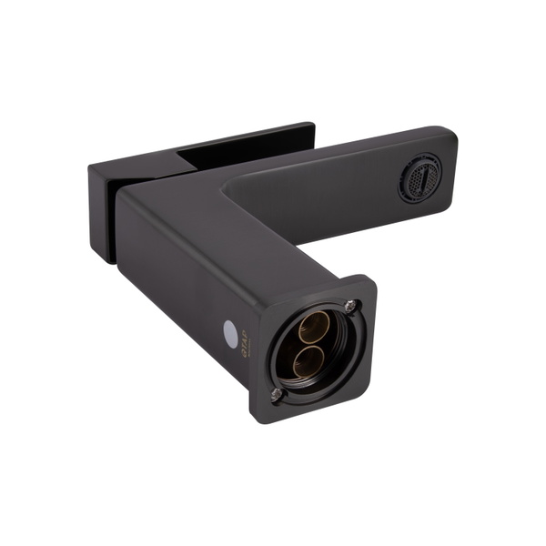 Змішувач для раковини Qtap Gemini Gunmetal Black PVD (QTGEM270GMB45676)