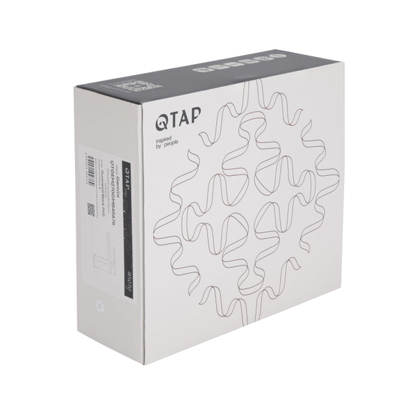 Змішувач для раковини Qtap Gemini Gunmetal Black PVD (QTGEM270GMB45676)