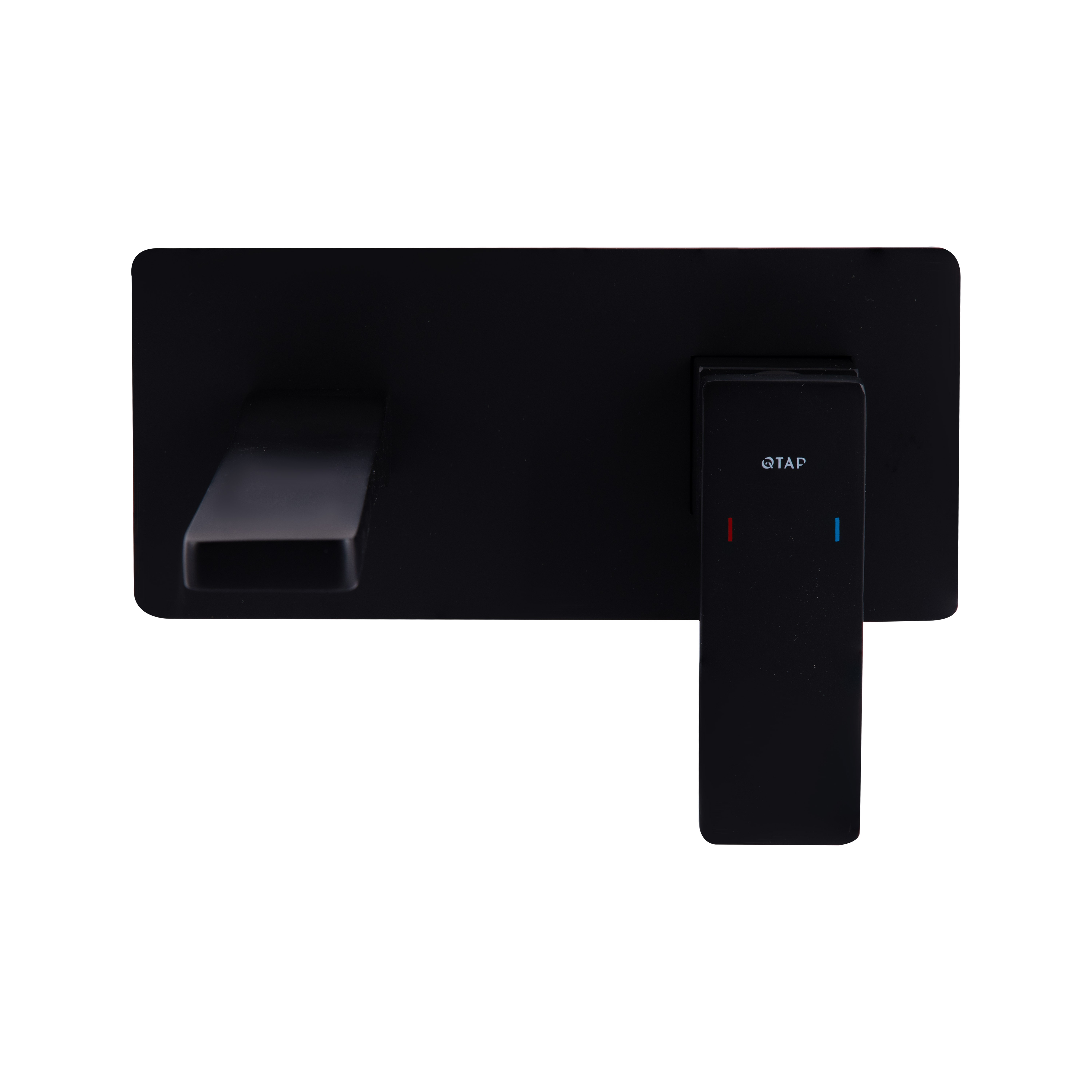 Змішувач для раковини Qtap Gemini прихованого монтажу Black Matt (QTGEM273BLM45694)