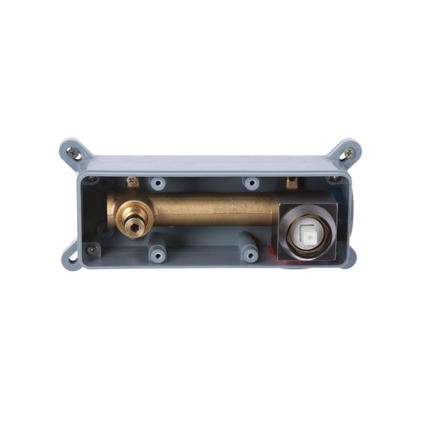 Змішувач для раковини Qtap Gemini прихованого монтажу Gunmetal Black PVD (QTGEM273GMB45695)