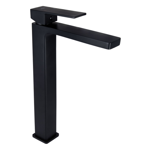 Змішувач для раковини Qtap Gemini високий Black Matt (QTGEM269BLM45678)