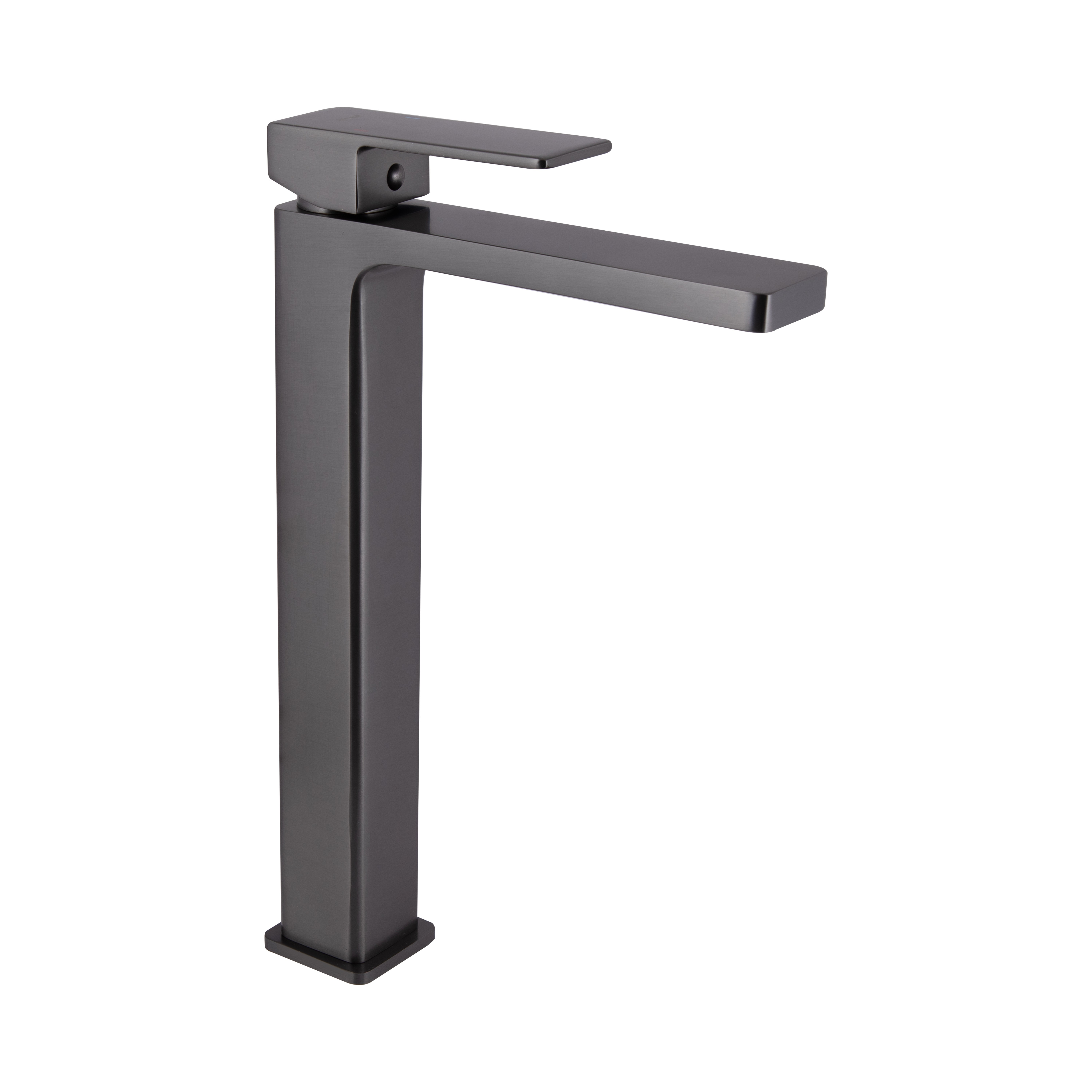 Змішувач для раковини Qtap Gemini високий Gunmetal Black PVD (QTGEM269GMB45680)