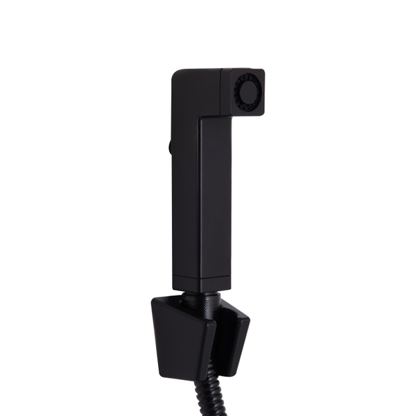 Змішувач для раковини Qtap Gemini (з гігієнічним душем) Black Matt (QTGEM272BLM45690)