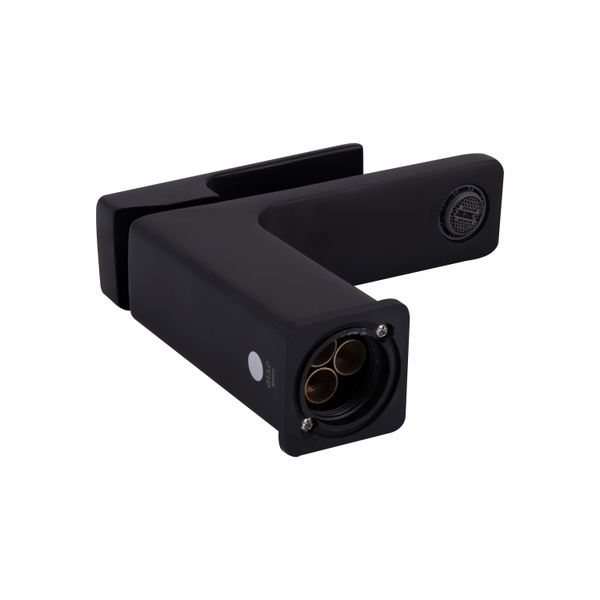 Змішувач для раковини Qtap Gemini (з гігієнічним душем) Black Matt (QTGEM272BLM45690)
