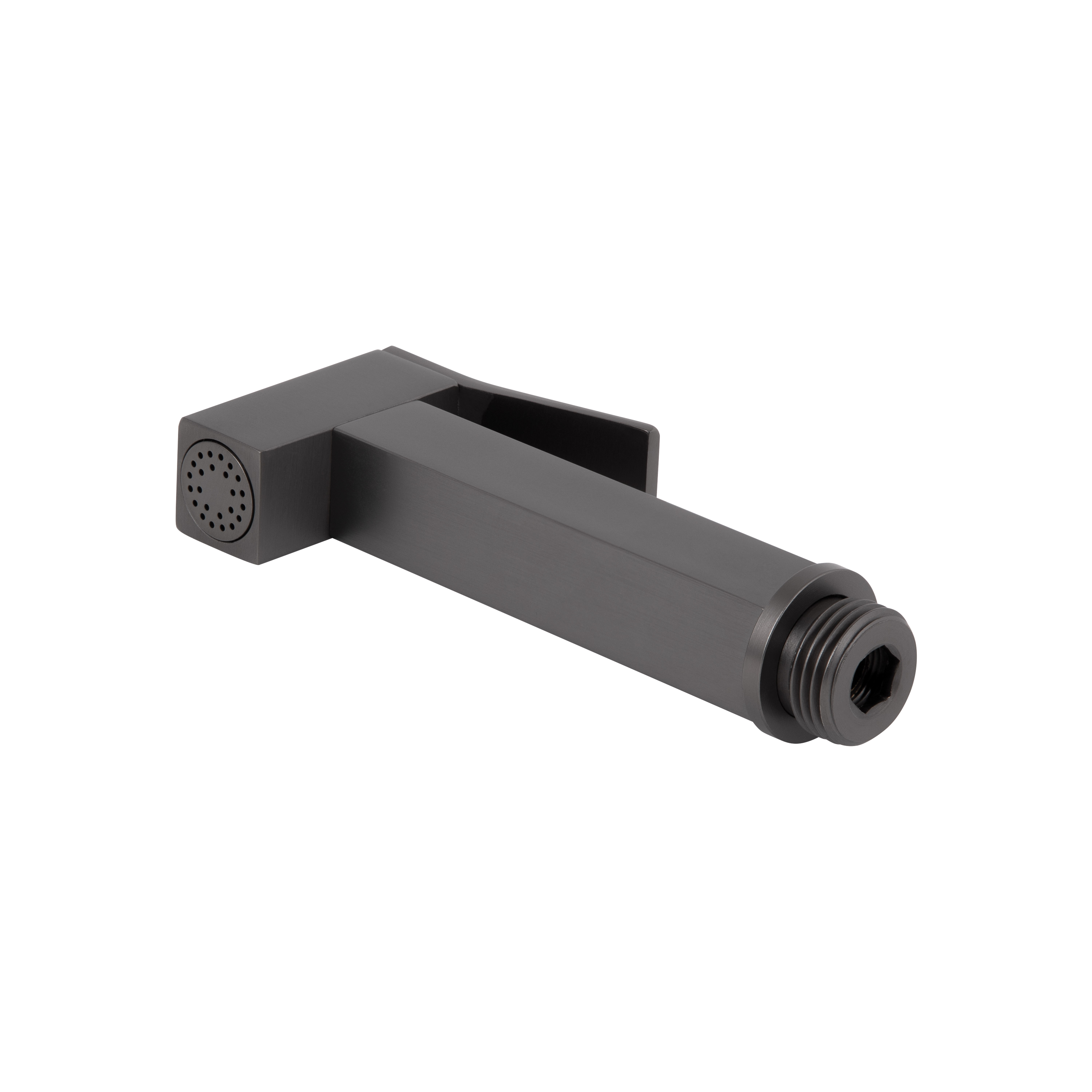 Змішувач для раковини Qtap Gemini (з гігієнічним душем) Gunmetal Black PVD (QTGEM272GMB45692)