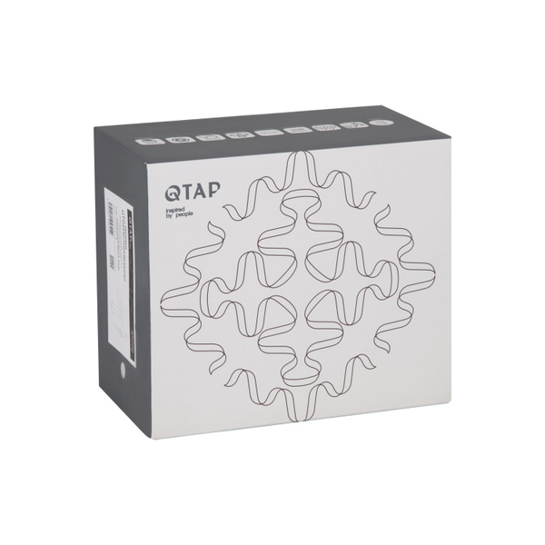 Змішувач для раковини Qtap Gemini (з гігієнічним душем) Gunmetal Black PVD (QTGEM272GMB45692)