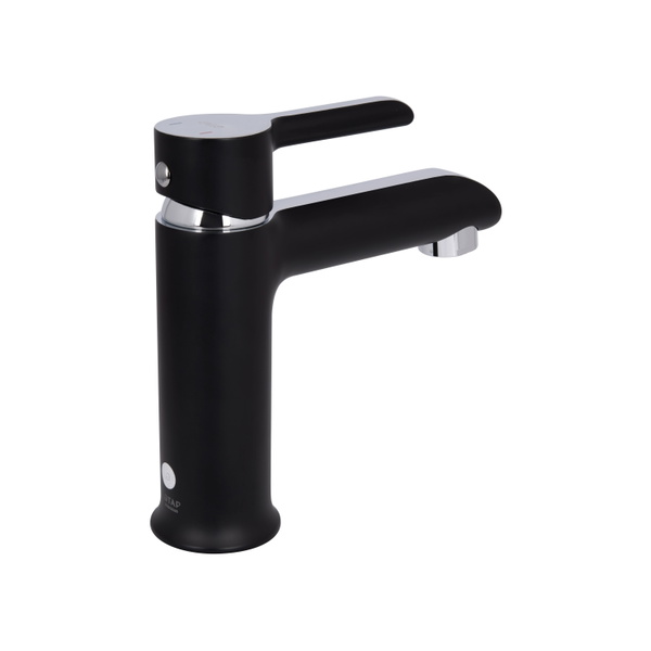 Змішувач для раковини Qtap Grand Chrome/Black (QTGRABCR001F)