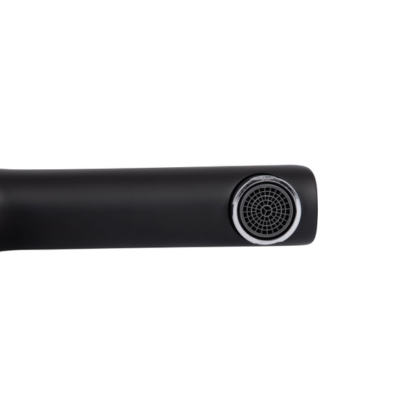 Змішувач для раковини Qtap Grand Chrome/Black (QTGRABCR001F)