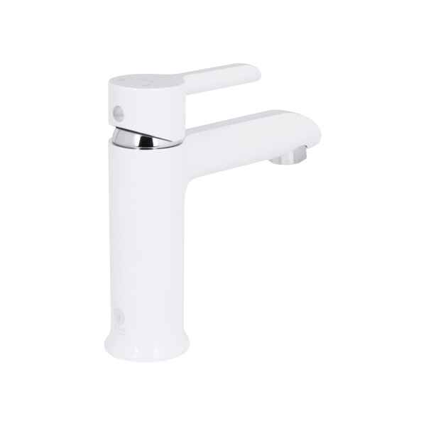 Змішувач для раковини Qtap Grand Chrome/White (QTGRAWCR001F)